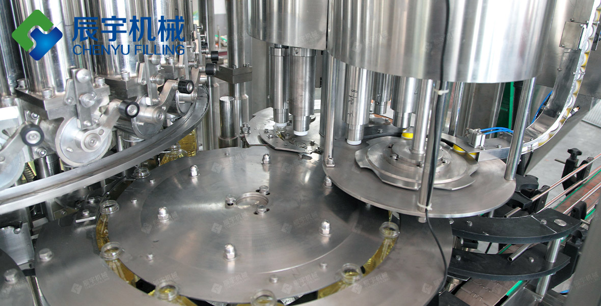 直線式食用油灌裝生產線 直線式食用油灌裝生產線